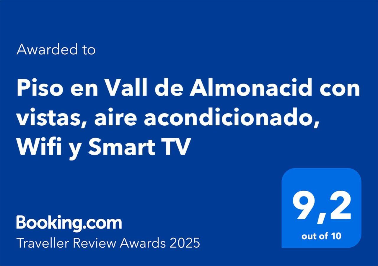 Piso En Vall De Almonacid Con Vistas, Aire Acondicionado, Wifi Y Smart Tv Exteriör bild