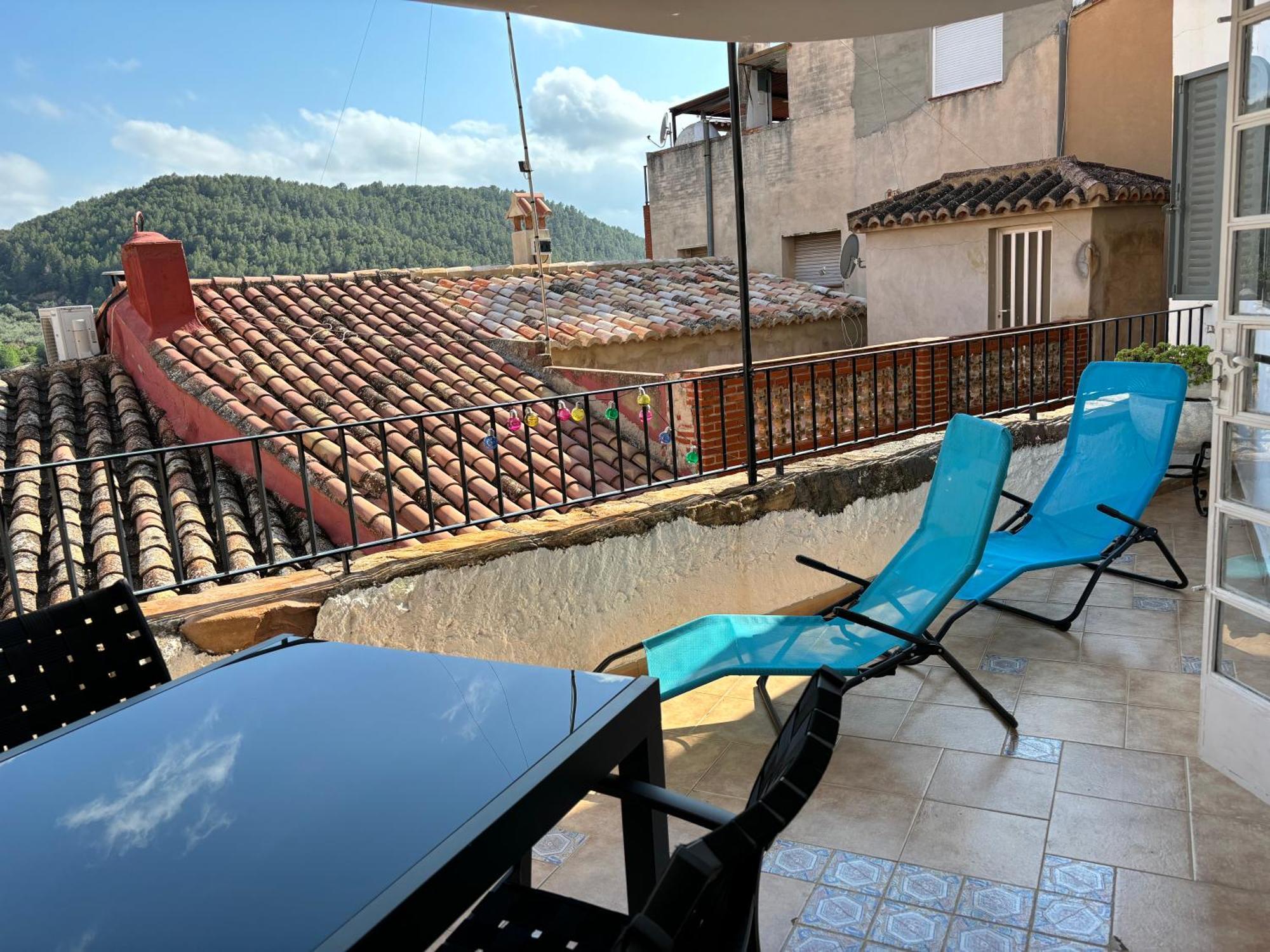 Piso En Vall De Almonacid Con Vistas, Aire Acondicionado, Wifi Y Smart Tv Exteriör bild